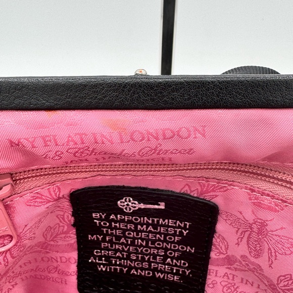 My Flat in London Mini Madison Black Handbag - Picture 8 of 10